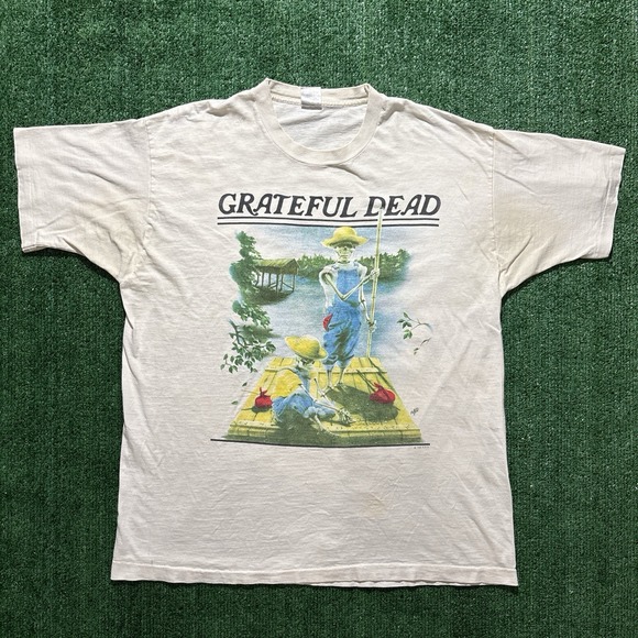 Vintage Grateful Dead T-Shirt XL Spring 1995 Tour Tom Sawyer Huckleberry Finn